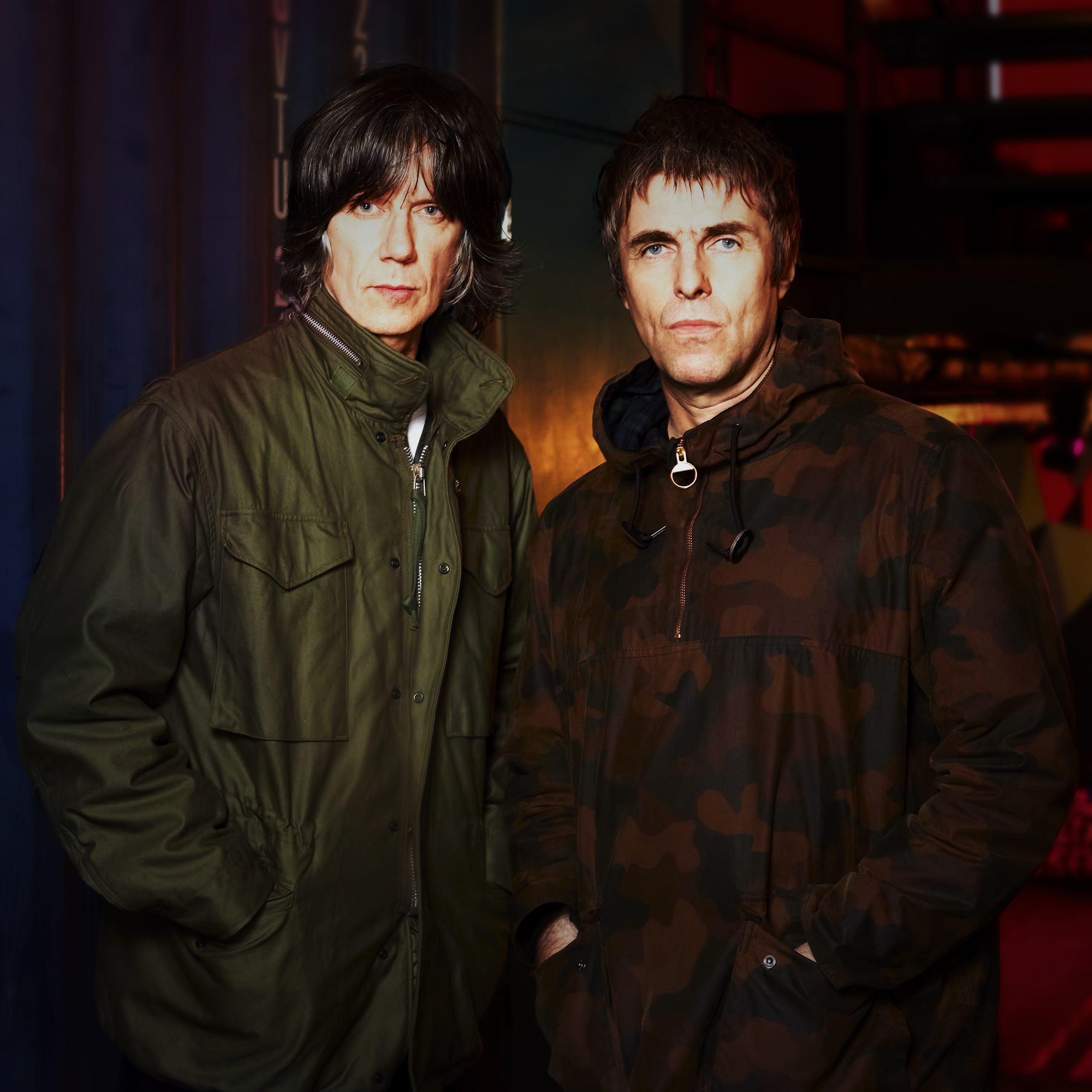 LIAM GALLAGHER & JOHN SQUIRE  THE OASIS AND STONE ROSES LEGENDS ANNOUNCE A NEW COLLABORATION
